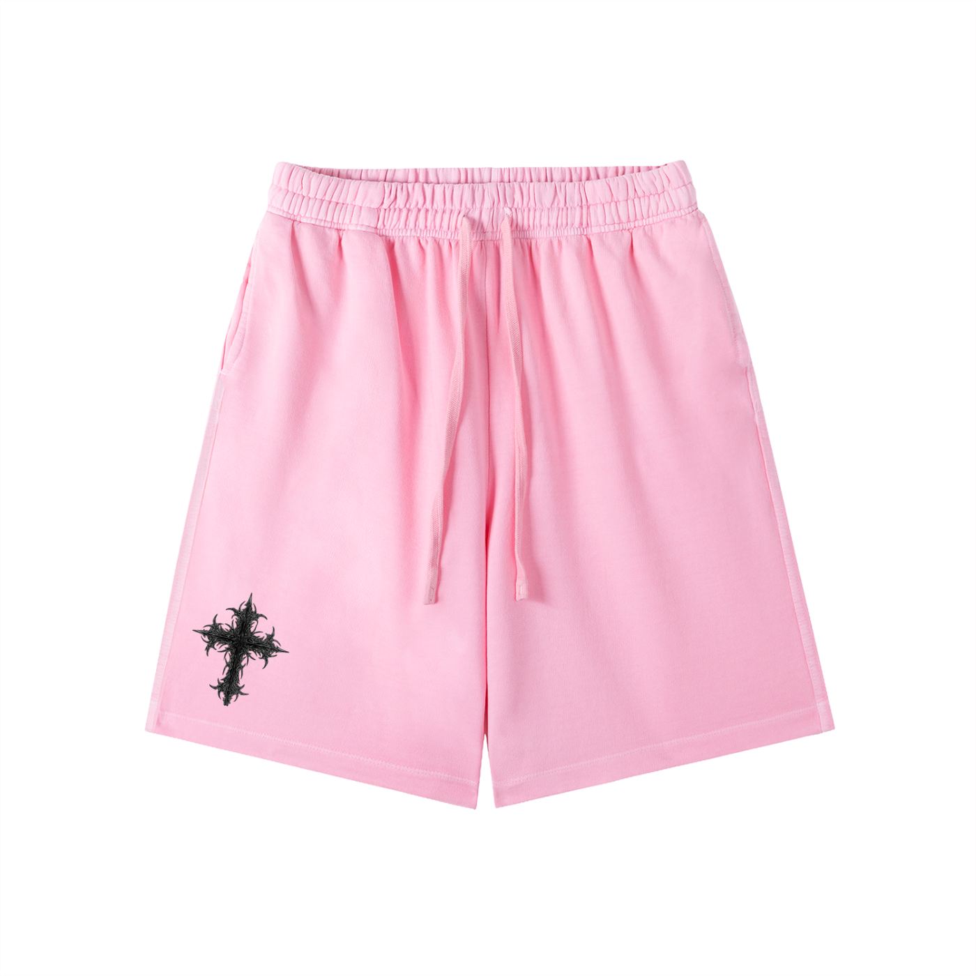 Cross-Vintage washed shorts